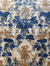 Nina Campbell Vintage Grecian Inspired 'Marinsky' Toile Fabric 2 metres