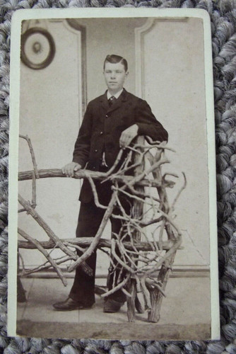 Cdv photo young - photo, man