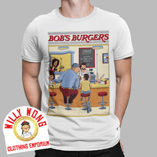 Officially Licensed Bob Belcher - Bob's Burger T-Shirt Retro Classic Vintage 