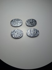 1 natural cabochon silicon druzy silver colour