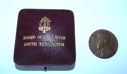 1908 board education bronze - of,
