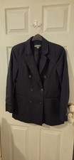 Lovely Navy Prinstripe Blazer