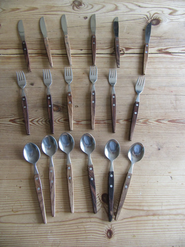 Vintage piece cutlery set - vintage,