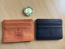 Two Newcastle united card wallets, Fairs Cup Coin in promotional box