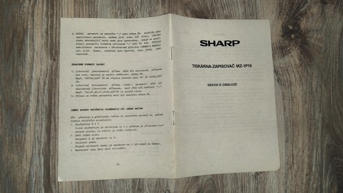Manual for the sharp - the,