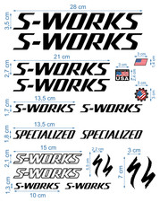 S-Works Die Cut Decals Bicycle