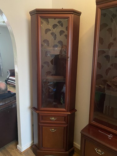 Tall mahogany units - units,