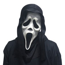 Latex scream ghost face mask - ghost,