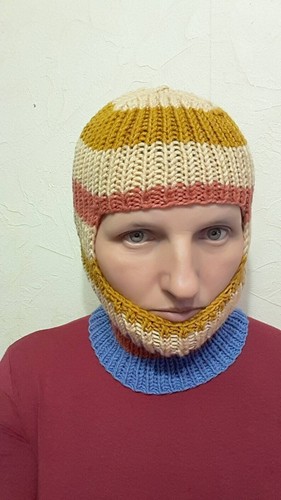 Striped knit balaclava - balaclava, –