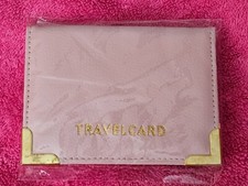 PU Leather Travel Bus Pass Holder Oyster Wallet Rail Card Cover Case