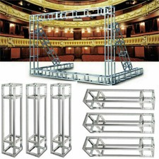 3x High DJ Lighting Truss Stand Trussing Segment Bar Wedding Nightclub Live Show
