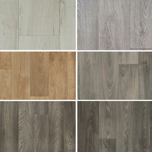 Modern wood plank effect vinyl - wood,
