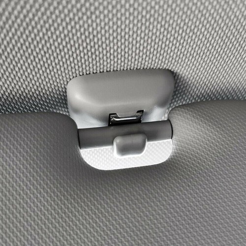 Sun visor bracket clip grey - 2x,