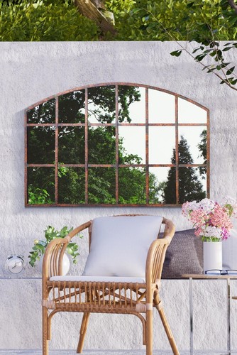 Large rustic metal arched - large,