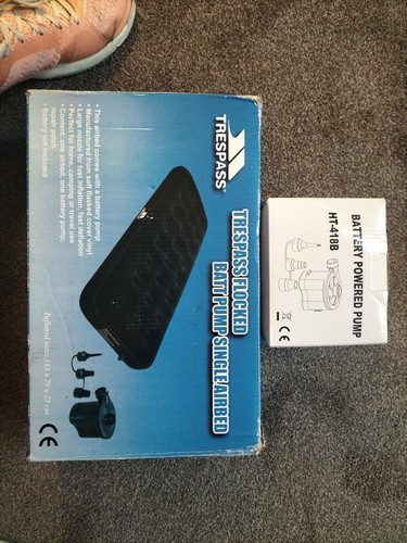 Trespass flocked single airbed - single,