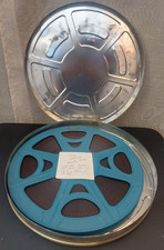 Vintage 35mm Film Reel Tuscan With Film Labeled "Deadly Hero" Collectible