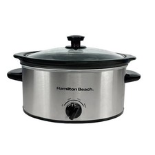 Hamilton Beach 'The Comfort Cook' 3.5L Silver Slow Cooker 160W  - HBSC040S