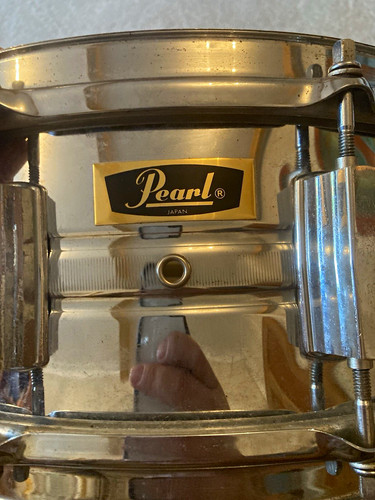 Pearl metal steel snare - pearl,