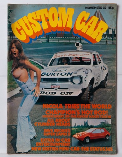 Custom car magazine iconic - car,