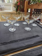 Set Of 6 Original 1970's Babycham Glasses