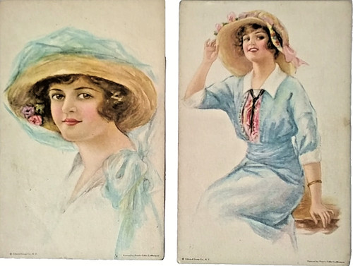 Vintage postcards glamour - 2, x