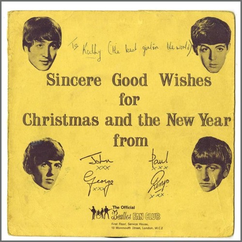 Beatles 1963 fan club flexi - club,