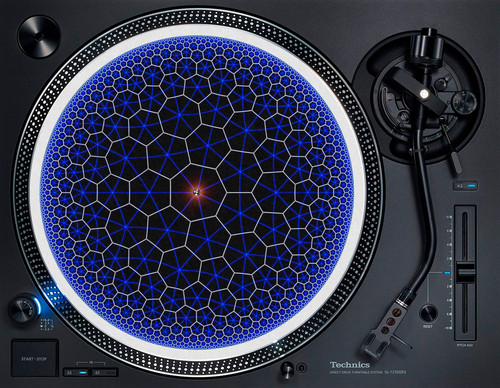 Geometric parallax blue sphere - geometric,