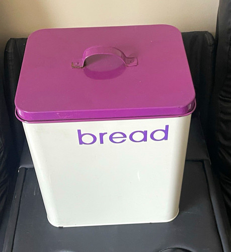 White plastic bread - bread, bin