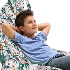 Floral Toy Bag Lounger Chair