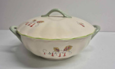 Grindley Creampetal Lidded Tureen Casserole Vine pattern Art deco