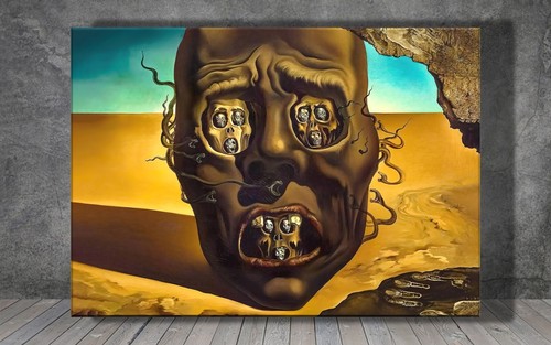 Salvador dali the face war - face,