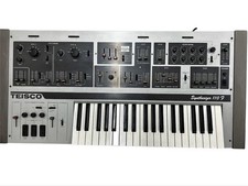 Teisco S-110F Vintage Analog Synthesizer 37-Key w/ Box Cover Cable - Rare
