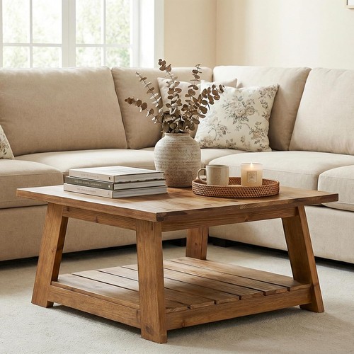 Solid wood square - 31.5'',