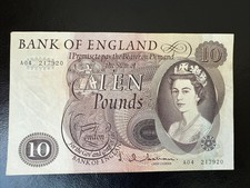 Bank Of England Ten Pound Note