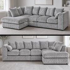 XL 5 Seater Corner Sofa L