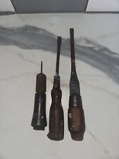 Vintage Wooden Handle Flat