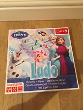  LUDO DISNEY FROZEN  BOARD GAME  USED  BLUE  AGE 4+