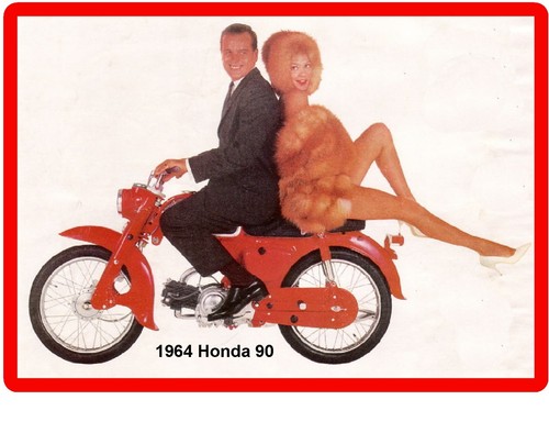 1964 honda motorcycle ad - 90,