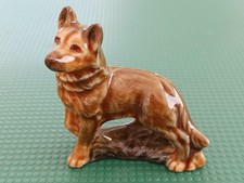 Large Vintage Wade Alsatian/German Shepherd Adult 1969, glossy, VGC