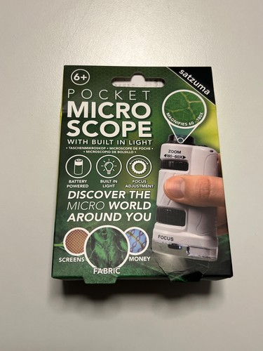 Pocket microscope package - pocket, microscope,