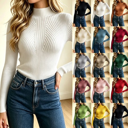 Women jumper tops knitted - women~jumper,