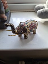 7 seven elephant ornaments