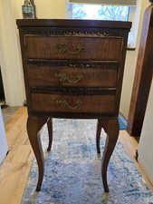 French Wooden Bedside Cabinet