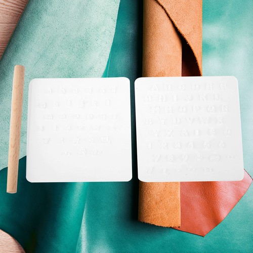 Leather alphabet number stamp - alphabet,