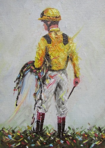 Jockey horse racing original - jockey,