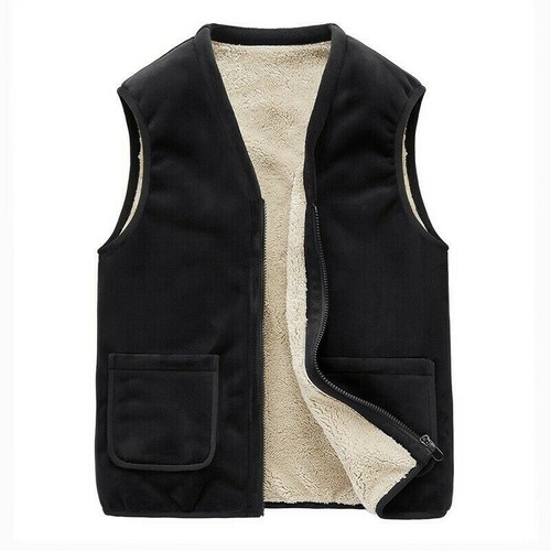 New men waistcoat fur - fur, lined