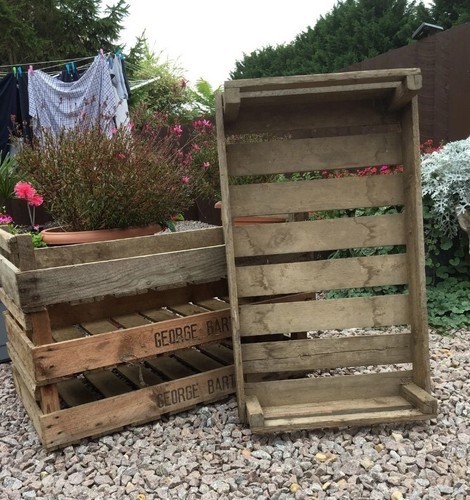 Vintage rustic wood farm - vintage, tray