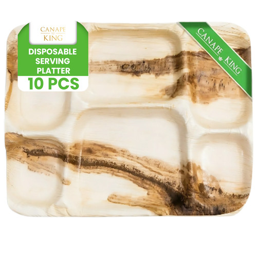 Disposable food platters 10x - disposable,