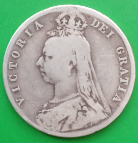 1889 victoria silver - silver, half