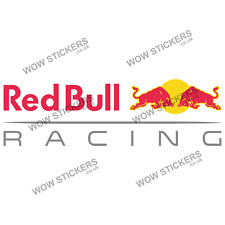 Red Bull Racing F1 Logo Badge Sticker car window van decal man cave kids